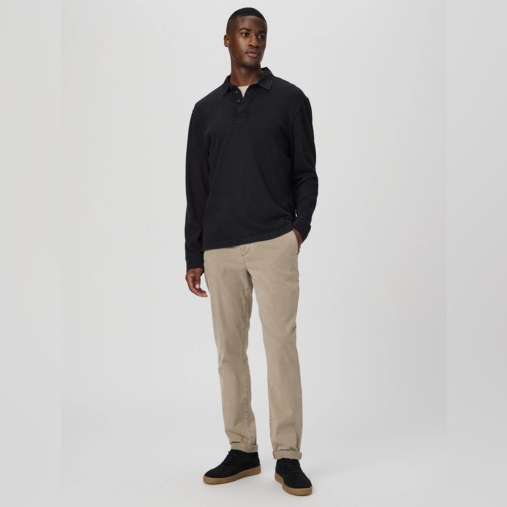 PAIGE Tan Casual Drawstring Pants - Picture 2 of 13
